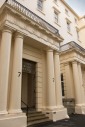 Royal Society entrance in Carlton House Terrace